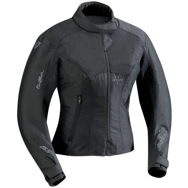 Giacche moto Ixon Flora Nero Argento