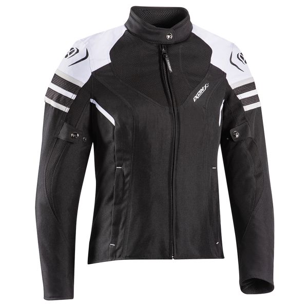 Giacche moto Ixon Ilana Evo Black White Grey