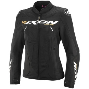 Giacche moto Ixon Ionix Lady Nero Bianco