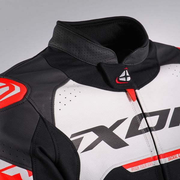 Ixon Jackal Jacket White Black Red