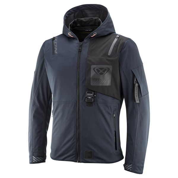 Giacche moto Ixon M-Quarter Navy Nero Giacche moto Ixon M-Quarter Navy Nero
