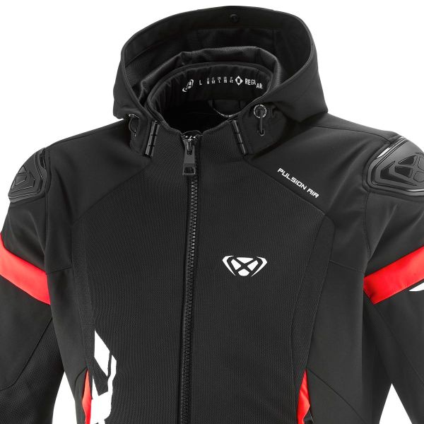 Ixon Pulsion Air Nero Bianco Rosso Brillante