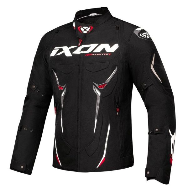 Giacche moto Ixon Roadstar Black White Red