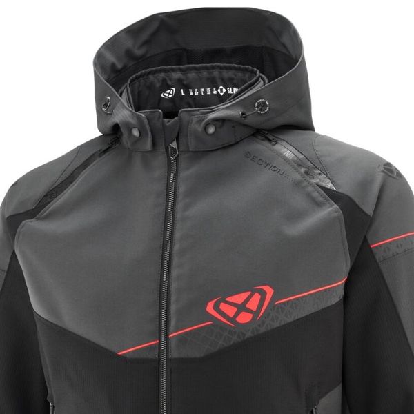 Ixon Sezione Nero Rosso antracite