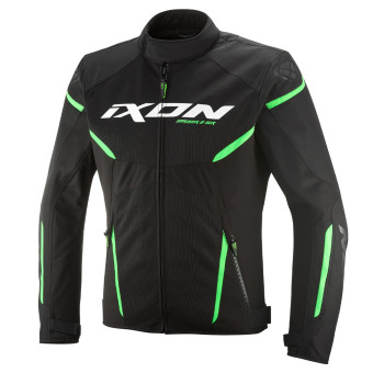 Giacche moto Ixon Striker 2 Air WP Nero Verde Giacche moto Ixon Striker 2 Air WP Nero Verde