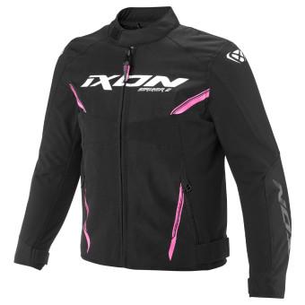 Giacche moto Ixon Striker 2 Kid nero rosa brillante