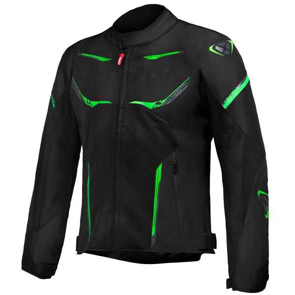 Giacche moto Ixon Striker Air Black Anthracite Green