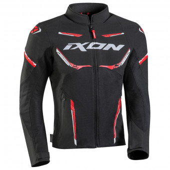 Giacche moto Ixon Striker Air Black Red White