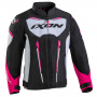Giacche moto Ixon Striker Air K L Black White Fuchsia