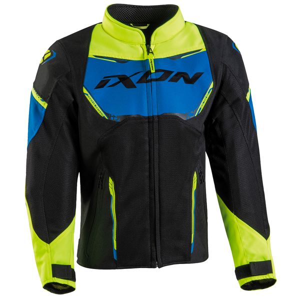 Giacche moto Ixon Striker Air Kid Black Blue Yellow