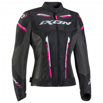 Giacche moto Ixon Striker Air WPL Black Anthracite Fuchsia