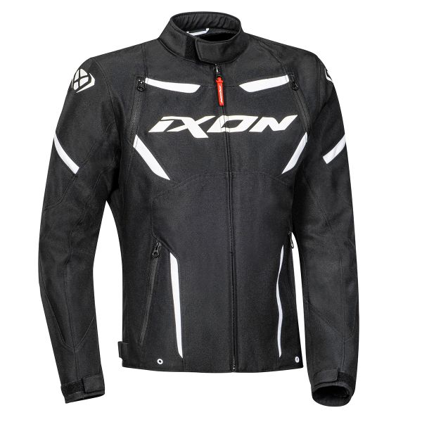 Giacche moto Ixon Striker Black White CE