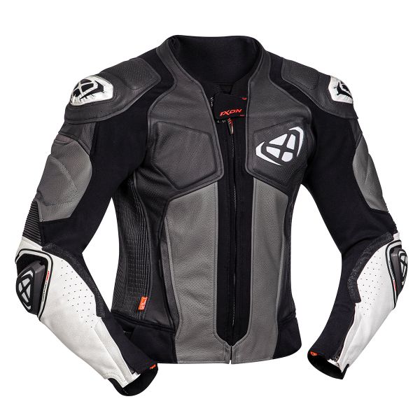 Giacche moto Ixon Vendetta Jacket Evo Black Grey White Giacche moto Ixon Vendetta Jacket Evo Black Grey White