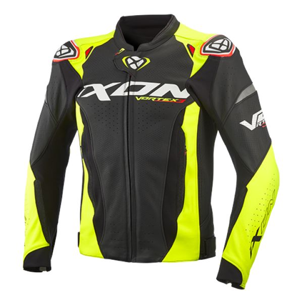 Giacche moto Ixon Vortex 3 Jacket Black Bright Yellow Giacche moto Ixon Vortex 3 Jacket Black Bright Yellow