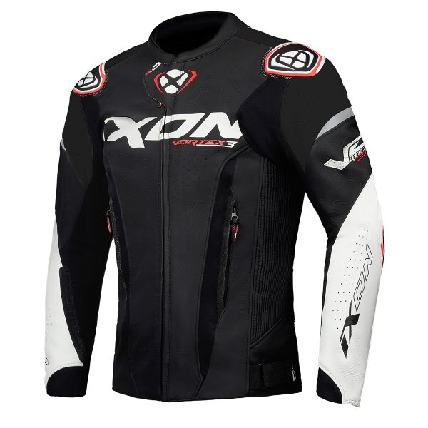 Giacche moto Ixon Vortex 3 Jacket Black White Giacche moto Ixon Vortex 3 Jacket Black White