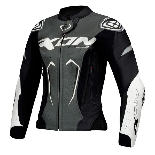 Giacche moto Ixon Vortex 3 Jacket Lady Black Anthracite White Giacche moto Ixon Vortex 3 Jacket Lady Black Anthracite White