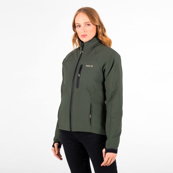 Giacche moto Knox Dual Pro Jacket Green Woman