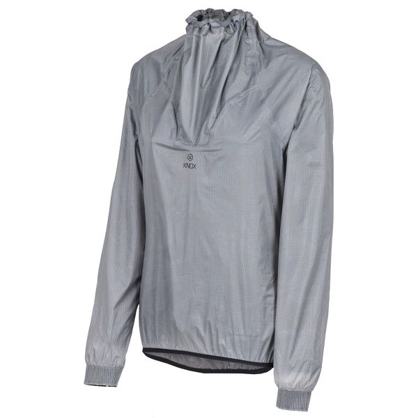 Giacche moto Knox Tor Donna Guscio impermeabile Grigio chiaro