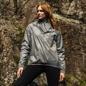 Knox Tor Donna Guscio impermeabile Grigio chiaro