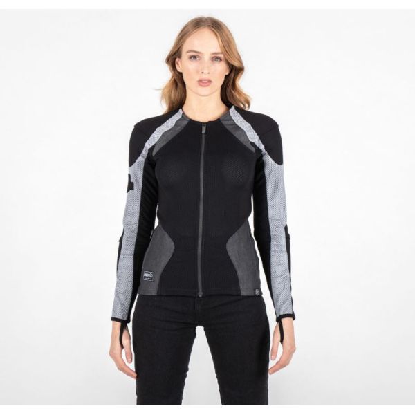 Giacche moto Knox Urbane Pro MK2 Black Grey Black Denim