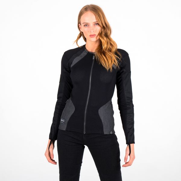 Giacche moto Knox Urbane Pro MK2 Woman Black Black Denim
