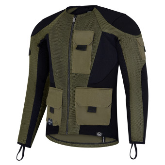 Giacche moto Knox Urbane Pro MK3 Utility Olive Green