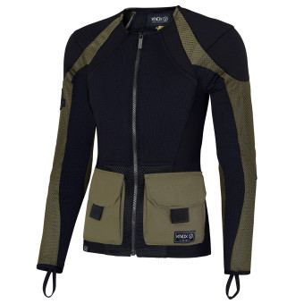 Giacche moto Knox Urbane Pro MK3 Utility Woman Olive Green