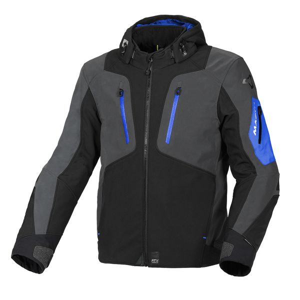 Giacche moto Macna Angle Black Blue
