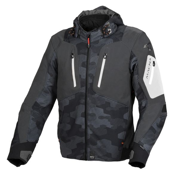 Giacche moto Macna Angle Black Grey