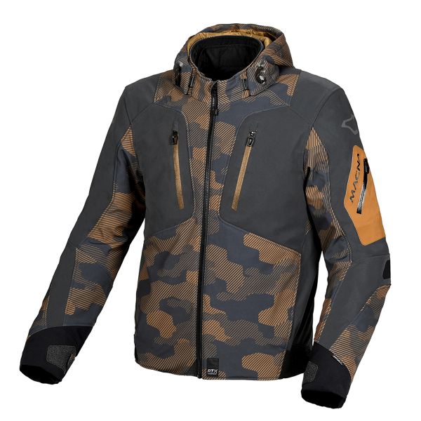 Giacche moto Macna Angle Brown Grey