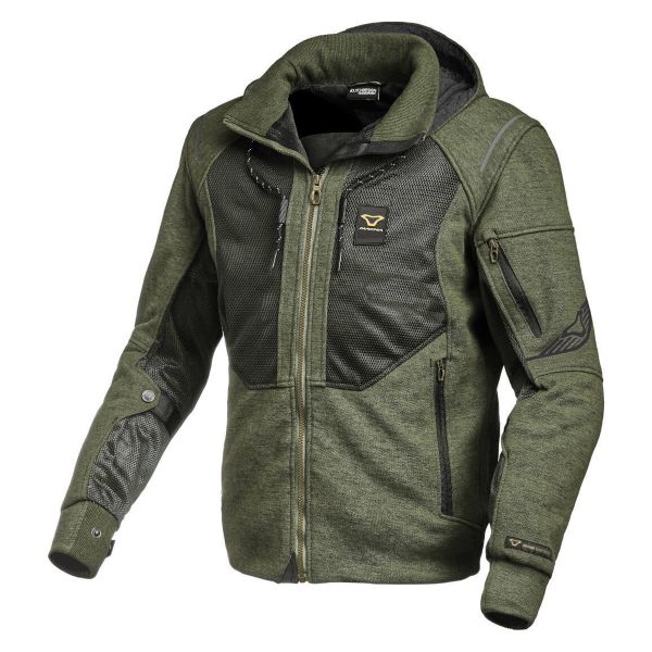 Giacche moto Macna Breeze Verde Nero