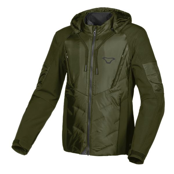 Giacche moto Macna Cocoon Lady Military Green