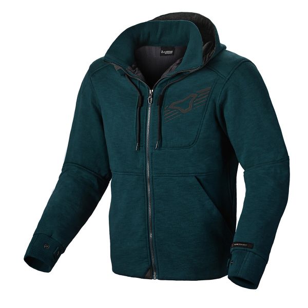 Giacche moto Macna District Hoodie Blue