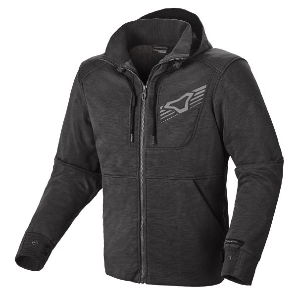 Giacche moto Macna District Hoodie Dark Grey