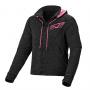 Giacche moto Macna District Hoodie Lady Black Print