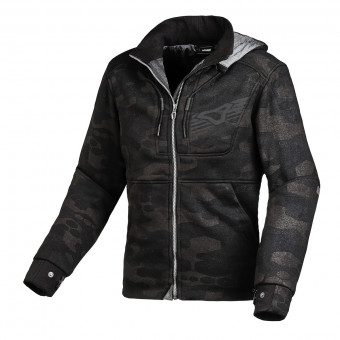 Giacche moto Macna District Hoodie Lady Grey Print Giacche moto Macna District Hoodie Lady Grey Print