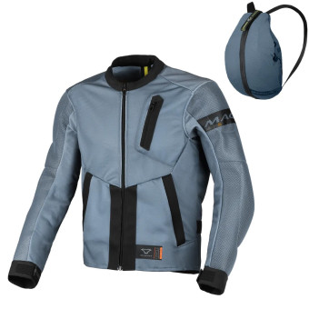 Giacche moto Macna Torido Nero Grigio