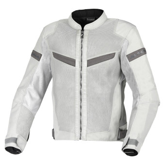 Giacche moto Macna Velotura Grigio chiaro