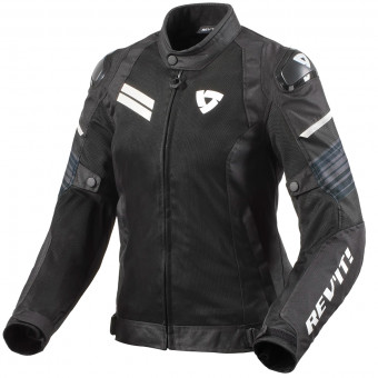Giacche moto REV'IT Apex Air H2O Ladies Black White