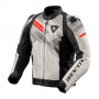 Giacche moto REV'IT Apex H2O Grey Neon Red