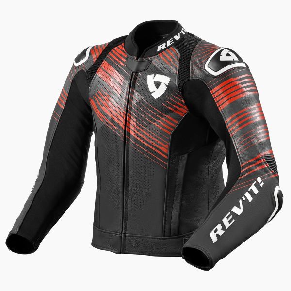 Giacche moto REV'IT Apex Jacket Black Neon Red Giacche moto REV'IT Apex Jacket Black Neon Red