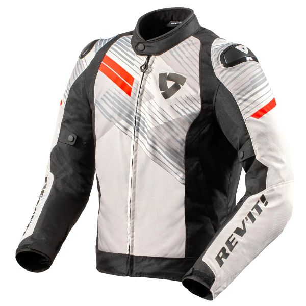 Giacche moto REV'IT Apex TL White Black