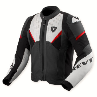Giacche moto REV'IT Automate Black Light Grey