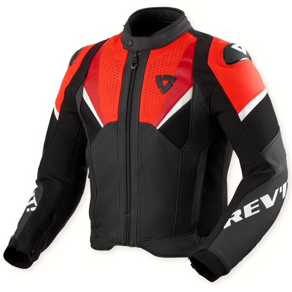 Giacche moto REV'IT Automate Black Neon Red