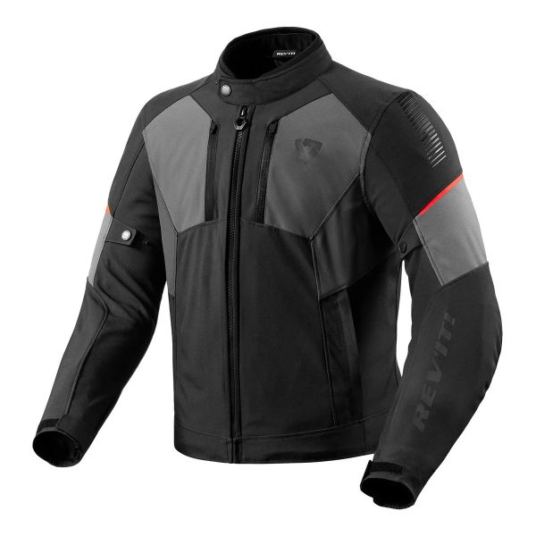 Giacche moto REV'IT Catalyst H2O Black Grey Giacche moto REV'IT Catalyst H2O Black Grey
