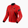 Giacche moto REV'IT Control Air H2O Ladies Red Black