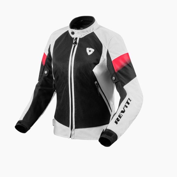 Giacche moto REV'IT Control Air H2O Ladies White Black