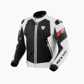 Giacche moto REV'IT Control Air H2O White Black