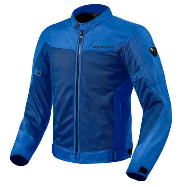 REV'IT Eclipse Blue + Back Protector Seesoft KN Blue Black