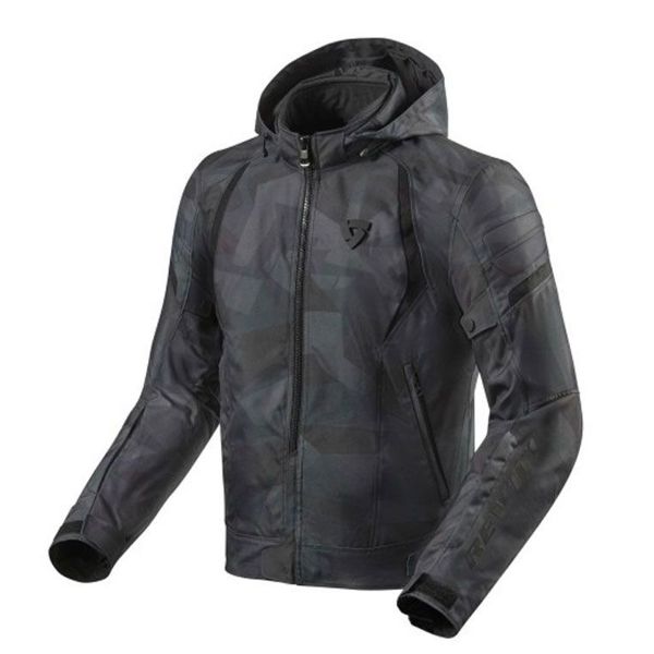 Giacche moto REV'IT Flare 2 Camouflage Nero Grigio